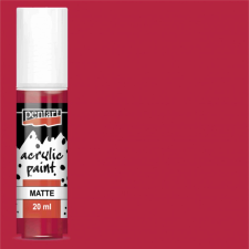 Pentart Matt akrilfesték - KÁRMINPIROS 20ml | Pentart akrilfesték