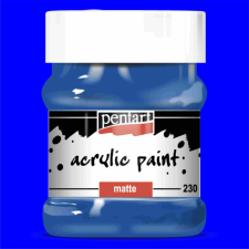 Pentart Matt akrilfesték - KÉK 230ml | Pentart akrilfesték