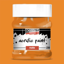 Pentart Matt akrilfesték - NARANCS 230ml | Pentart akrilfesték