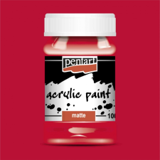 Pentart Matt akrilfesték - PIROS 100ml | Pentart akrilfesték