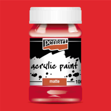 Pentart Matt akrilfesték - PIROS 100ml | Pentart akrilfesték