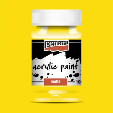 Pentart Matt akrilfesték - SÁRGA 100ml | Pentart akrilfesték