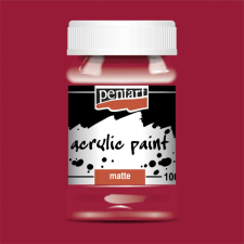Pentart Matt akrilfesték - VÖRÖSBOR 100ml | Pentart akrilfesték