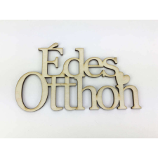 Pentart Natúr fa - "Édes Otthon" felirat koszorúra 8x14cm dekorációs kellék