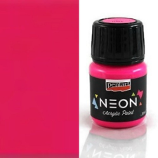 Pentart Neon színű akrilfesték PINK 30ml | Pentart akrilfesték