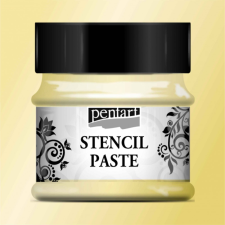 Pentart Stencil paszta 50ml gyöngyház vanília Pentart dekorációs kellék