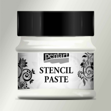 Pentart Stencil paszta 50ml metál ezüst Pentart dekorációs kellék