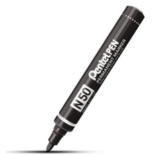 Pentel Alkoholos marker, 2 mm, kúpos, PENTEL "N50", fekete filctoll, marker