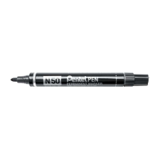 Pentel Alkoholos marker fém testű 4,3mm kerek hegyű n50-ae pentel extreme fekete filctoll, marker