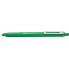 Pentel Golyóstoll, 0,35 mm, nyomógombos, PENTEL "iZee", zöld toll