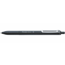 Pentel Golyóstoll, 0,35 mm, nyomógombos, PENTEL "iZee", fekete toll