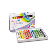Pentel Kréta olajpasztell készlet, PHN-12U Pentel, 12 klf. szín pasztellkréta