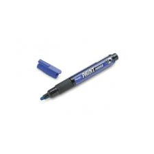Pentel Lakkmarker, 2 mm, kúpos, PENTEL \"MMP20\", kék filctoll, marker