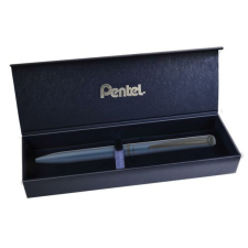 Pentel Rollertoll, 0,35 mm, rotációs, matt kék tolltest, PENTEL "EnerGel BL-2507" kék toll