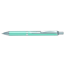 Pentel Rollertoll 0,35mm, fém aquamarine test, Pentel Energel BL407LS-A, írásszín kék toll