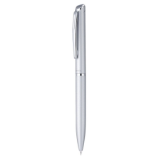 Pentel Rollertoll 0,35mm, fém ezüst test, Pentel Energel BL2007Z-AK, írásszín kék toll