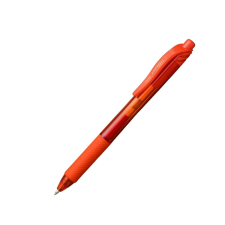 Pentel Rollertoll zselés golyóátmérő 0,7 mm, Pentel EnerGelX BL107-FX, írásszín narancs toll