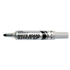 Pentel Táblamarker 2,5mm, kerek hegyű, Pentel Maxiflo fekete filctoll, marker