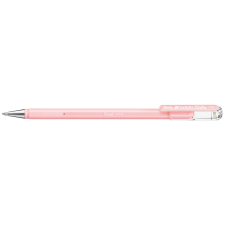 Pentel Zselés toll 0,4mm, kupakos Pentel Hybrid K108-PP, írásszín pastel pink toll