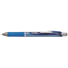 Pentel Zseléstoll, 0,25 mm, nyomógombos, PENTEL "EnerGel BLN75", kék toll