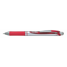 Pentel Zseléstoll, 0,35 mm, nyomógombos, PENTEL EnerGel BL77, piros (PENBL77BO) toll