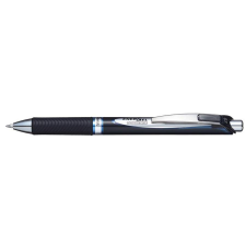 Pentel Zseléstoll, 0,35 mm, nyomógombos, PENTEL "EnerGel BLP77", kék toll