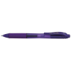 Pentel Zseléstoll, 0,35 mm, nyomógombos, PENTEL "EnerGelX BL107", lila