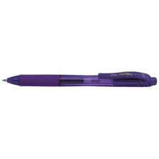 Pentel Zseléstoll, 0,35 mm, nyomógombos, PENTEL "EnerGelX BL107", lila toll