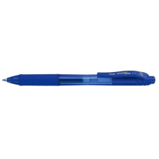 Pentel Zseléstoll, 0,35 mm, nyomógombos, PENTEL "EnerGelX BL107", sötétkék toll