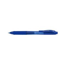 Pentel Zseléstoll, 0,35 mm, nyomógombos, PENTEL \"EnerGelX BL107\", sötétkék toll