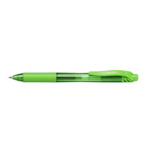 Pentel Zseléstoll, 0,35 mm, nyomógombos, PENTEL EnerGelX BL107, világoszöld (PENBL107VZ) toll