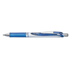 Pentel Zseléstoll, 0,35 mm, nyomógombos, PENTEL "EnerGel BL77", kék toll