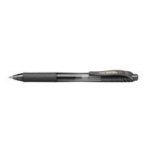 Pentel Zseléstoll, 0,35 mm, nyomógombos, PENTEL "EnerGelX BL107", fekete toll