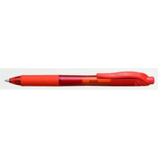 Pentel Zseléstoll, 0,35 mm, nyomógombos, PENTEL &quot;EnerGelX BL107&quot;, narancs toll