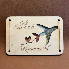  Pénzátadó esküvőre _ utazás dekorációs kellék