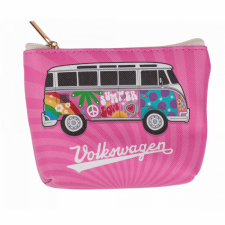  Pénztárca erszény busz mintával - Rózsaszín pénztárca