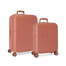  PEPE JEANS Highlight Terracota, luxus ABS utazótáska készlet 70cm/55cm, 7689526