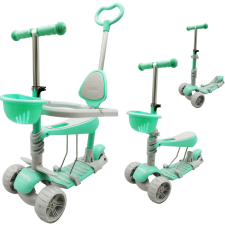 Pepita Ace 5in1 multifunkcionális Gyerek roller üléssel és tolókarral - zöld roller