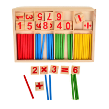 Pepita Számoló pálcikák abakusz pálcikák + számok montessori oktatási készlet oktatójáték