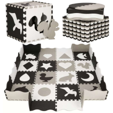 Pepita Szivacs puzzle 150x150cm (36db 31,5x31,5cm) - Állatok #szürke-fehér játszószőnyeg