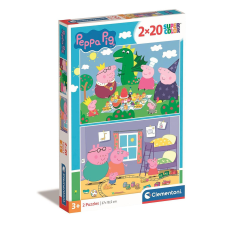 Peppa malac 2x20 db-os puzzle Clementoni puzzle, kirakós