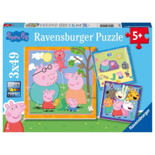 Peppa malac 3x49 darabos puzzle puzzle, kirakós