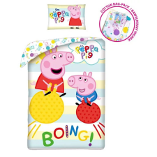 Peppa malac ágyneműhuzat 140×200cm, 70×90 cm lakástextília