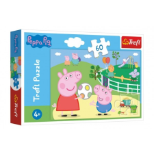 Peppa malac barátokkal puzzle - 60 darabos puzzle, kirakós
