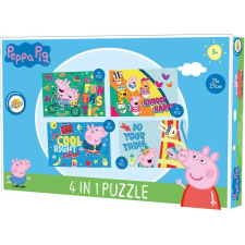  Peppa malac Cool Things puzzle 4 az 1-ben puzzle, kirakós