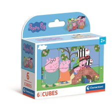  Peppa malac Duck Pond mesekocka 6 db-os Clementoni puzzle, kirakós