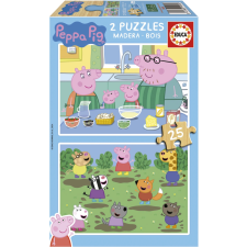 Peppa malac fa puzzle 2x25 darabos puzzle, kirakós