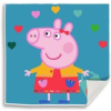 Peppa malac Hearts Mágikus Kéztörlő arctörlő, törölköző 30x30cm