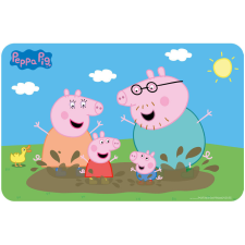 Peppa malac Mud Bath tányéralátét 43x28 cm konyhai eszköz