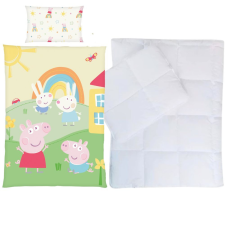  Peppa malac ovis ágynemű szett (szivárvány) babaágynemű, babapléd